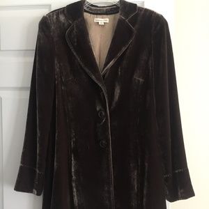 Long Velvet Blazer